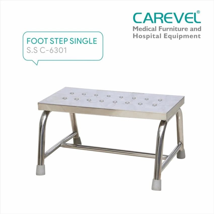 Stainless Steel Carevel C 6301 SS Single Foot Step