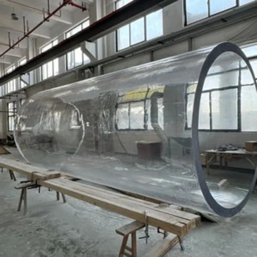 Biggest Acrylic Tube Transparent For Large Aquarium And Product Display