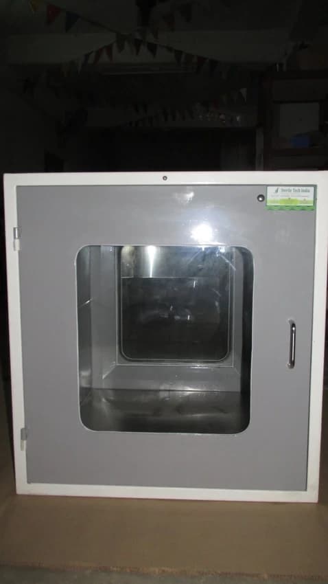 Static Stainless Steel Hatch Box, Door Type: Single Door, 600x600x600 mm