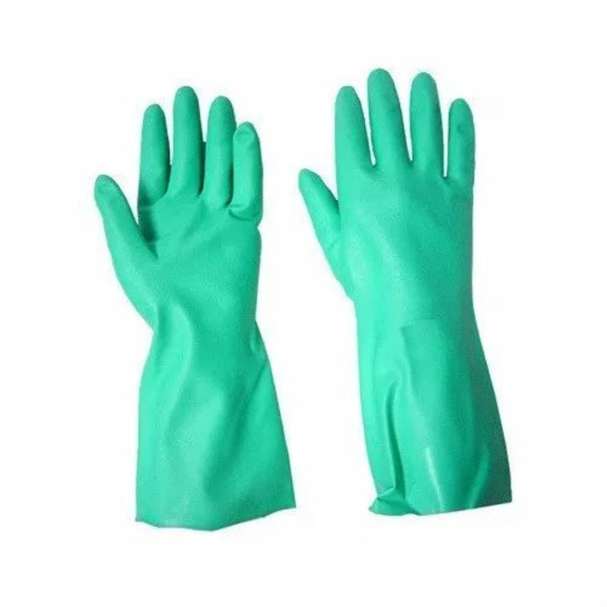 Rubber Non-Powdered Nitrile Glove, Size: Free