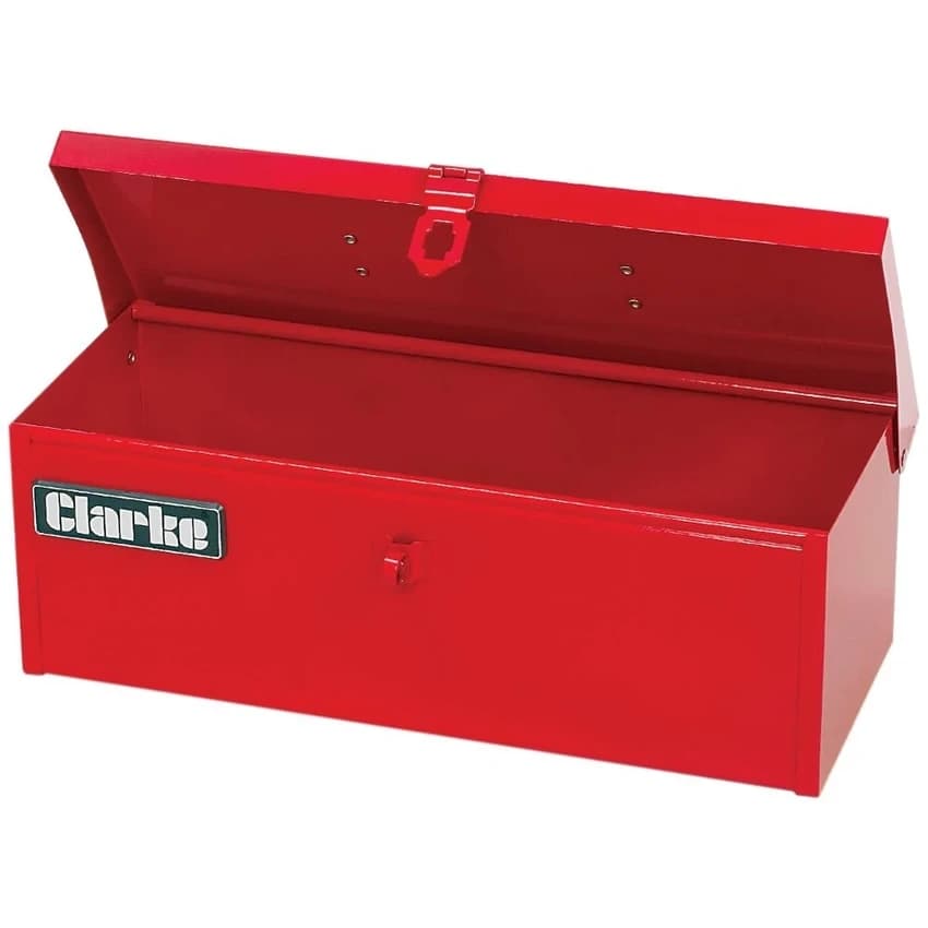 Hand Carry Orange Metal Tool Box 5 Compartment, ms