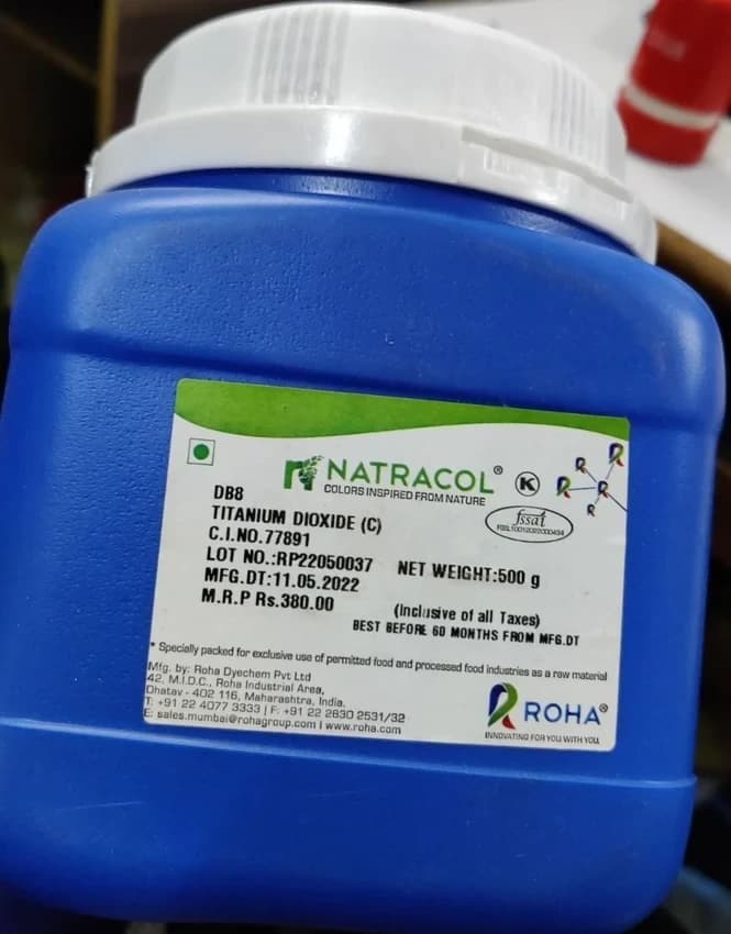 Titanium Dioxide Food Grade E171, Powder, 500 g