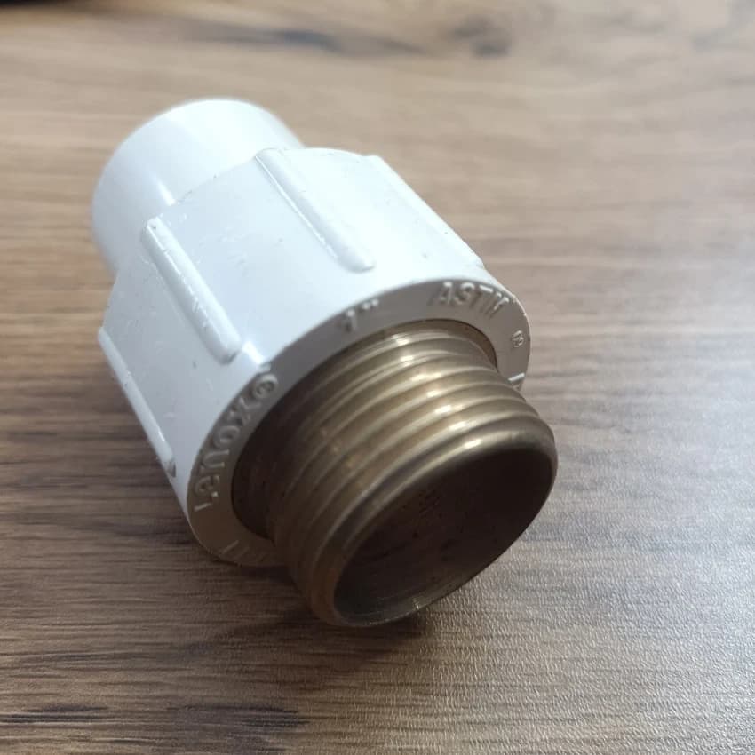 UPVC Plumbing Brass Mta 1 X 1/2 Inch