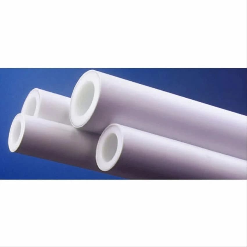 White 20mm to 630mm OD Round Polypropylene Pipes, Length of Pipe: 5m