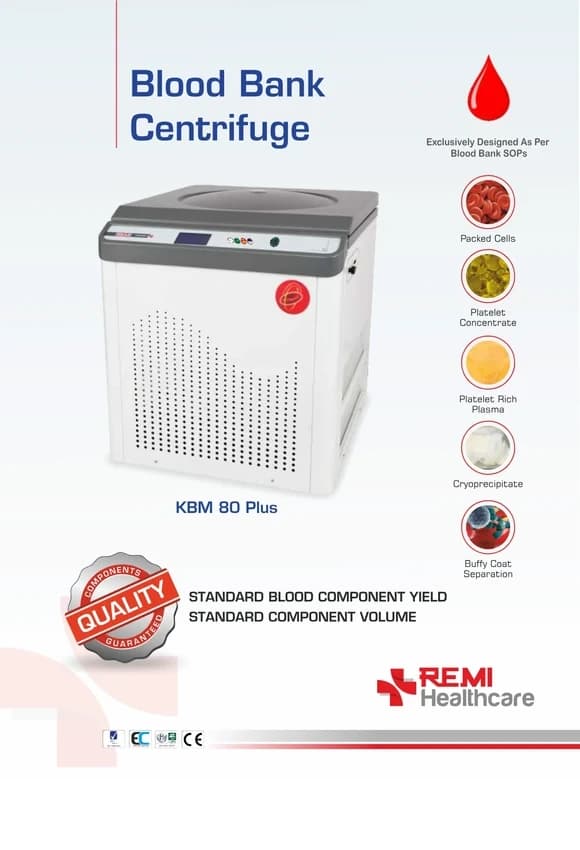 Blood Bank Centrifuge