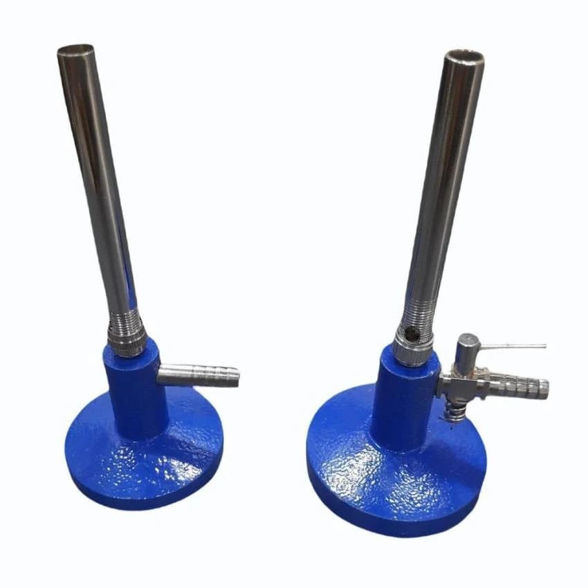 Blue Brass Electric Bunsen Burner
