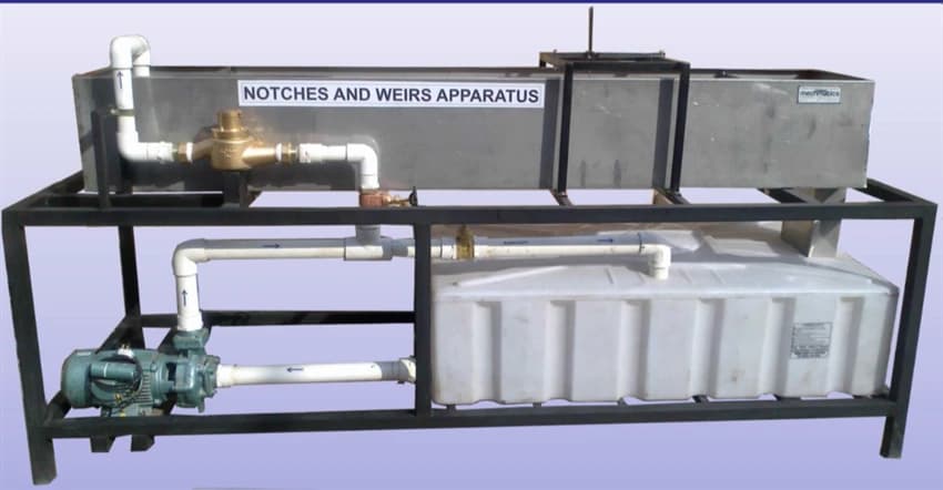Ss Three Phase OPEN FLOW CHANNEL (Notches and Weirs)
