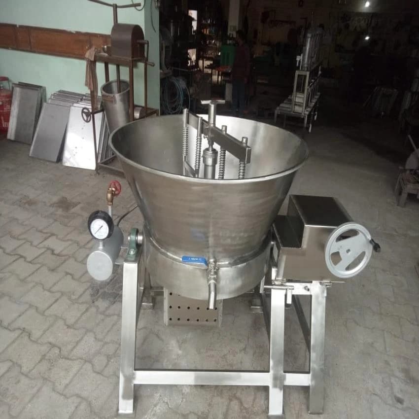 Khoya Machine Tilting Type, Kaju Musta, Capacity: 120