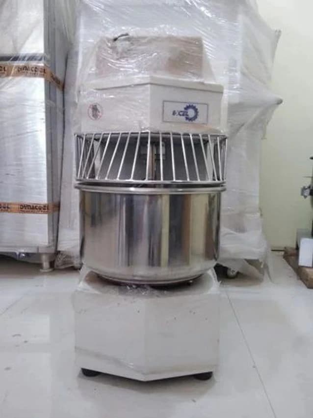 Stainless Steel (SS) Fixed Bowl High Speed Spiral Mixer