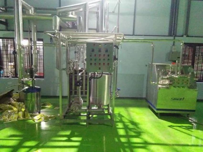 Automatic Dairy Processing Plant, Capacity: 1000 litres/hr