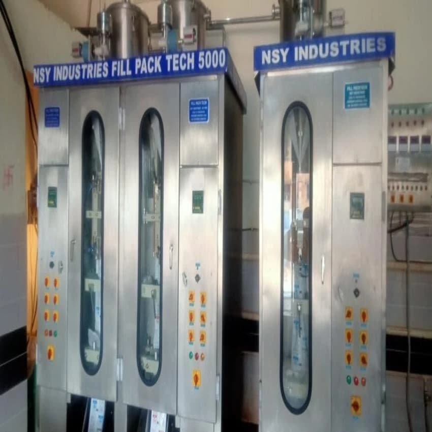NSY INDUSTRIES Single Head Milk Pouch Packaging Machines, Electronic, Model: NSY 2500
