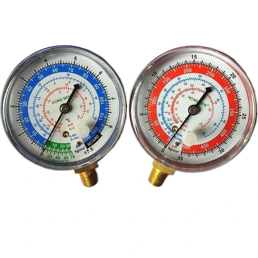 2.5 inch / 63 mm Manifold Pressure Gauge, For HVAC Systems