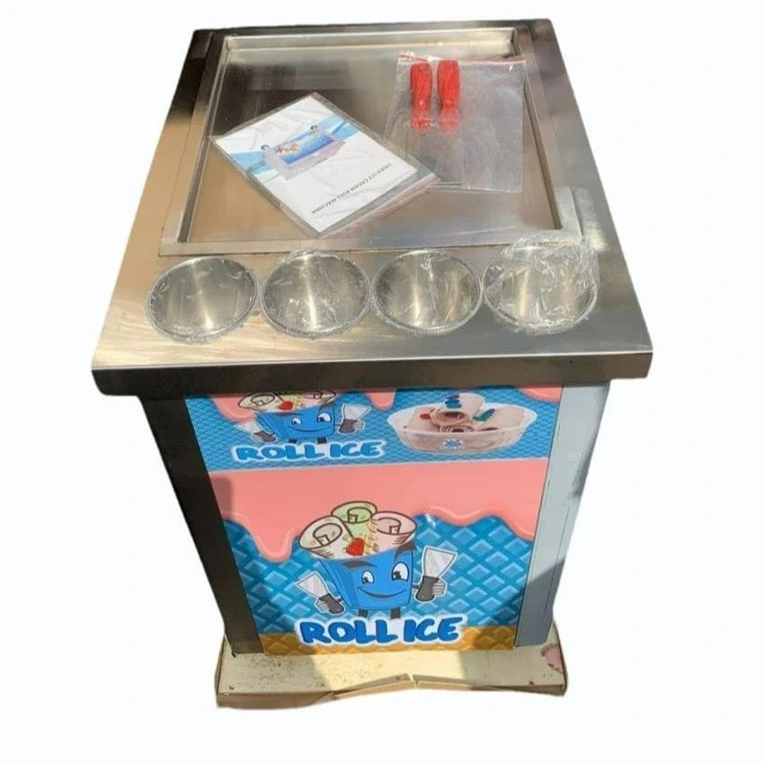 Softy Making Machine Fried Ice Cream Rolls Machines, 10 Litre