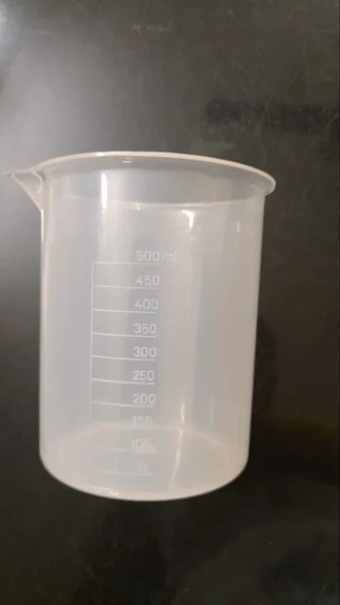 Plastic Beaker 500ml Polylab Uniplats