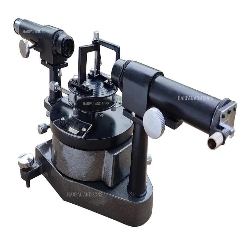 Spectrometer 6"" for Measuring Refractive Index of Prism, For Physics lab, Model Name/Number: HS-SPECTROMETER-6inch