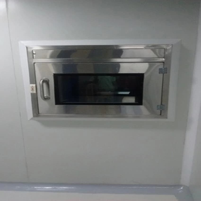 Rectangular Pass Box, For Hospital, Size: 770 X 680 X 1200 Mm