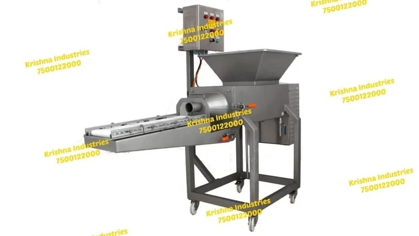 Krishna Industries Stainless Steel Butter Extruder Machine, For Industrial, Capacity: 300 Kg Per Hour