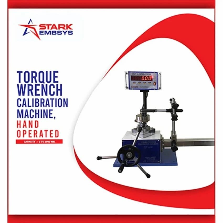 Mild Steel Digital Torque Wrench Calibration Machine