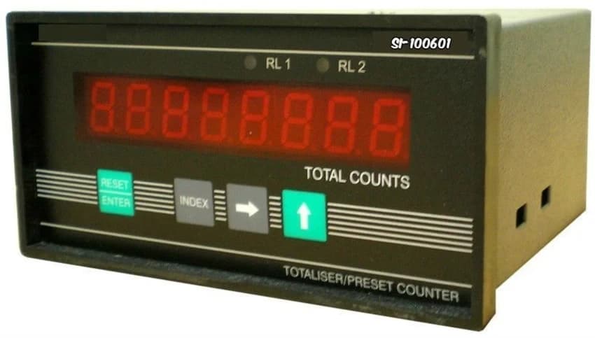 8 Digit Preset Counter On Set Point Relays