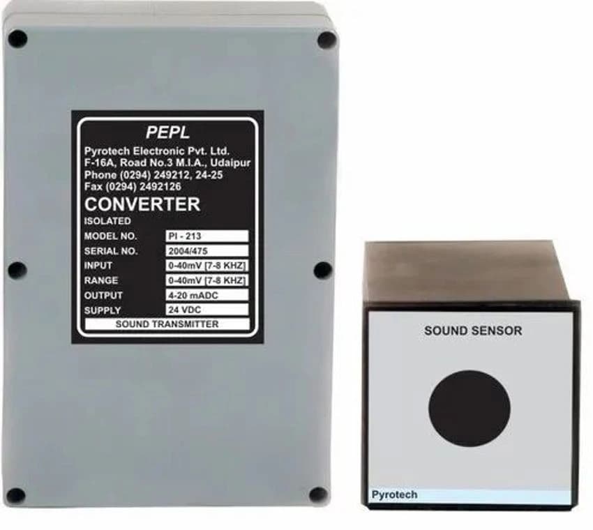 PYROTECH Rigid SOUND TRANSMITTER/BALL MILL LEVEL SENSOR, Model Name/Number: PI-213