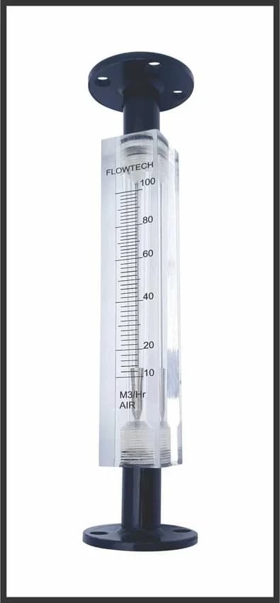 Rotameters, 100-1000 LPH, 25 mm, Acrylic, Flow range: 1-10 LPM