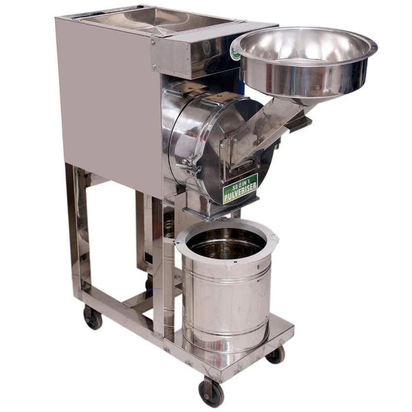 Stainless Steel Pulverizer, Capacity: Up To 100 kg/batch