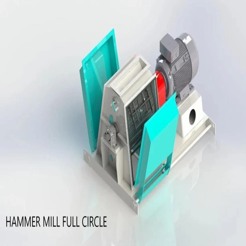 Mild Steel Hammer Mill Full Circle, Capacity: 4000 Kg/hr