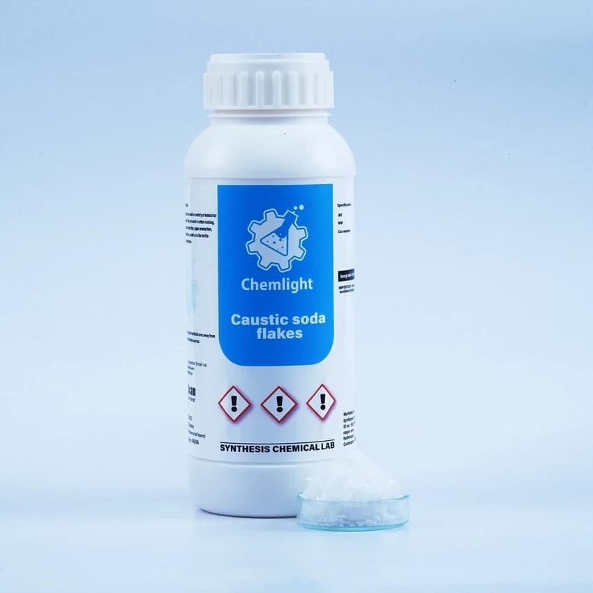 Caustic Soda (Sodium Hydroxide) Chemlight Premium Supplier Synthesis Chemical Lab Coimbatore