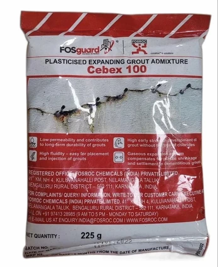FOSROC CEBEX100 (225 GRAMS), Packaging Type: Packet, Packaging Size: 225gm