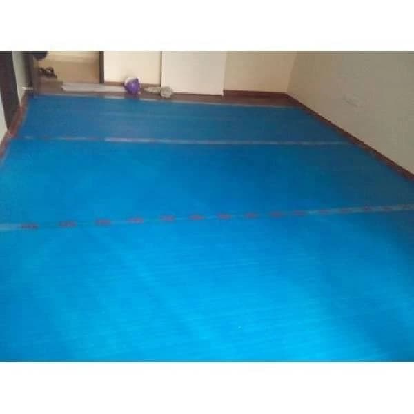 Blue Plastic Floor Protection Sheet, Small