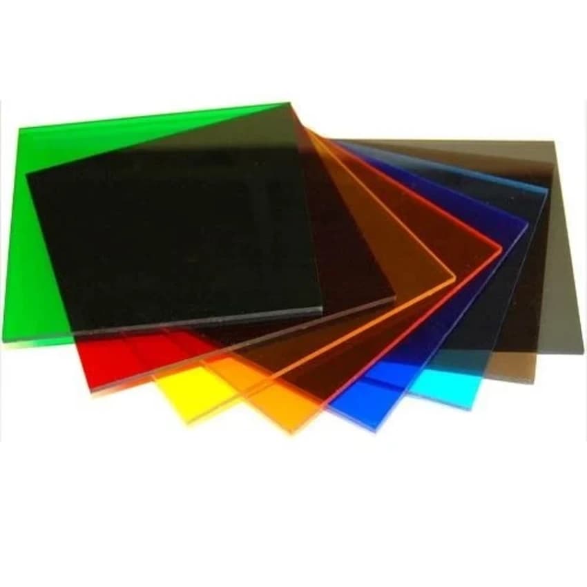 Multicolor Acrylic Plastic Sheet, For Packaging, Thickness: 2 mm