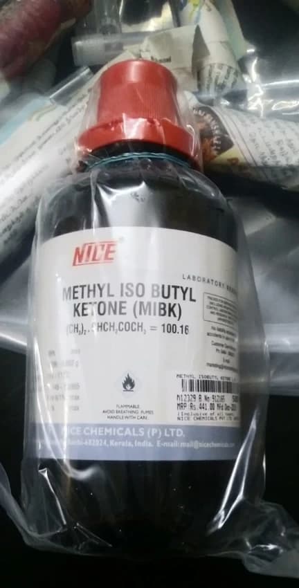 Methyl isobutyl ketone - 99% 108-10-1 Gb 500 ml 2914.13.00 18 452 (Isobutyl methyl ketone)