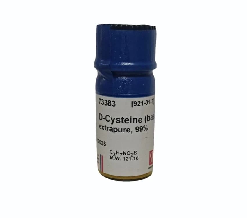 D-Cysteine (Base) Extrapure, 99%, Form: Powder