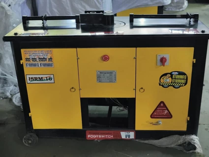 Mild Steel Stainless Steel MS Semi Automatic Ring Making Machine, Capacity: 6-16mm