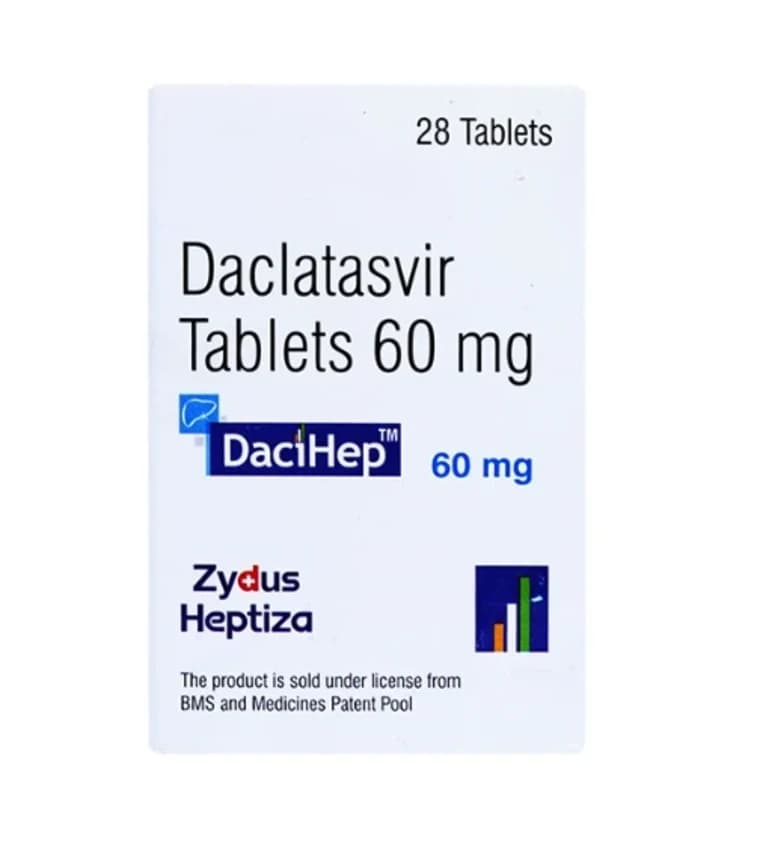 Daclatasvir (60Mg) Dacihep 60 Mg Tablet