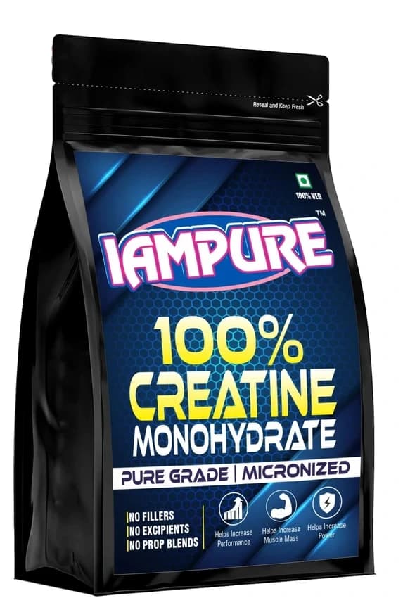 Powder Creatine Monohydrate Micronized- Iampure Brand, Packaging Size: 100