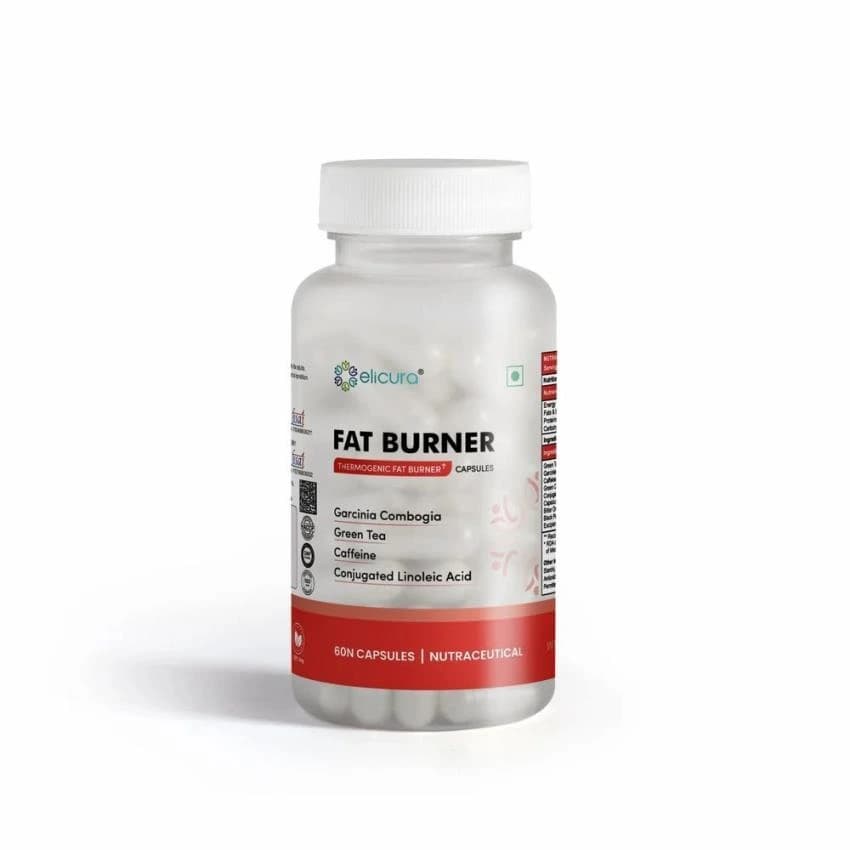 Elicura - Fat Burner (60 Veg Capsules), Packaging Size: 1*60 Capsules