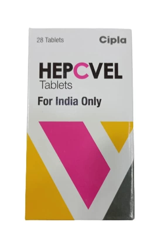 250mg Hepcvel Velpatasvir Sofosbuvir Tablet