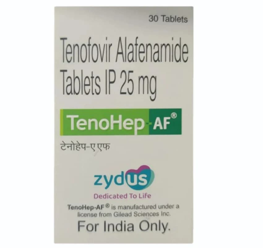 25mg TenoHep AF Tenofovir Alafenamide Tablets