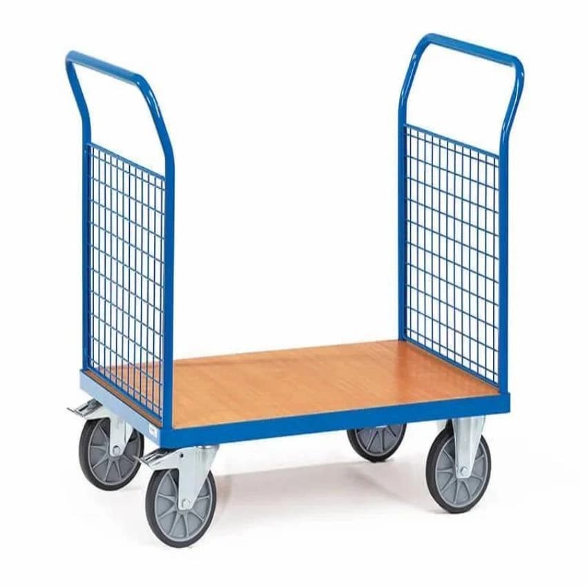 Industrial Crafts Double End Mesh Modular Platform Truck