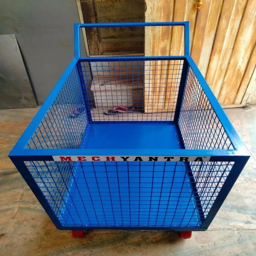 Mild Steel Mesh Platform Trolley