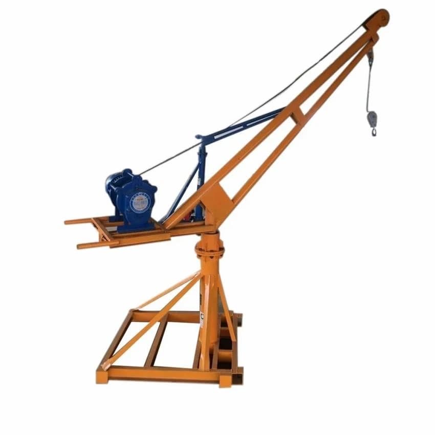 Stainless Steel Black-Golden Manual Geared Trolley, Capacity: 1 ton