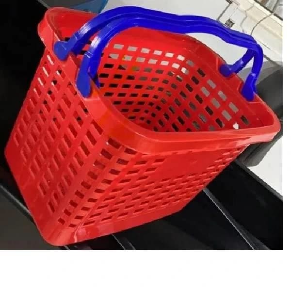 Plastic Hand Shopping Basket