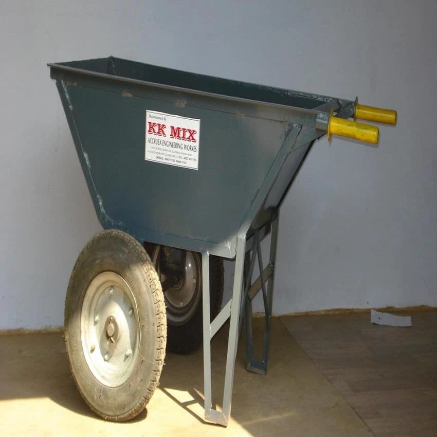 KK Works Double Wheel Barrow Trolley, For Construction, Capacity: 8 kg
