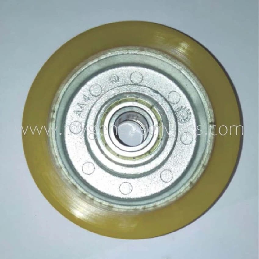 Yellow Side Support Wheel 100x40 51058754 51288932