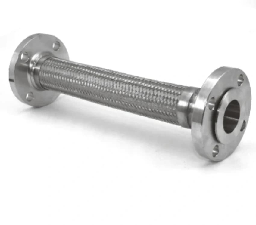 Silver Stainless Steel Braided Hose Pipe, Size: 1/2""-1''''