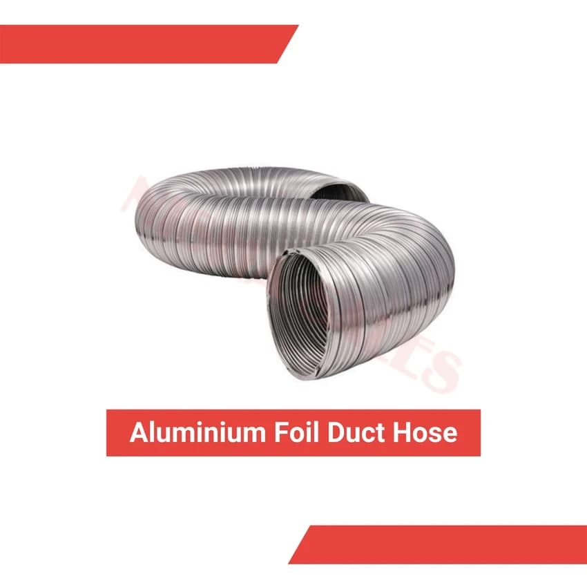 4"" To 6"" 7.6 Metre Aluminium Foil Duct Hose