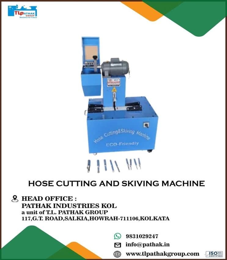 Mild Steel Hose Cutting And Skiving Machine