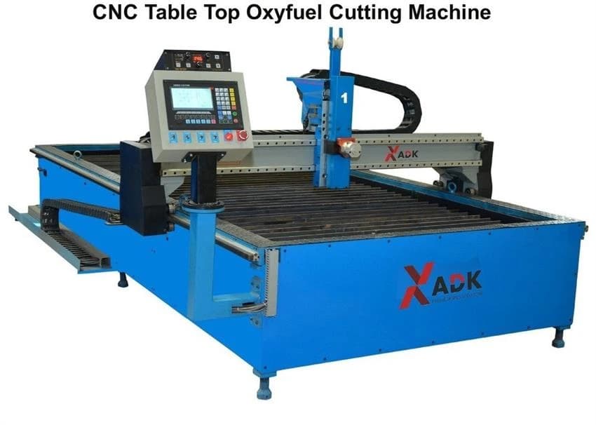 ADK CNC Table Top Oxyfuel Cutting Machine, Automation Grade: Fully Automatic