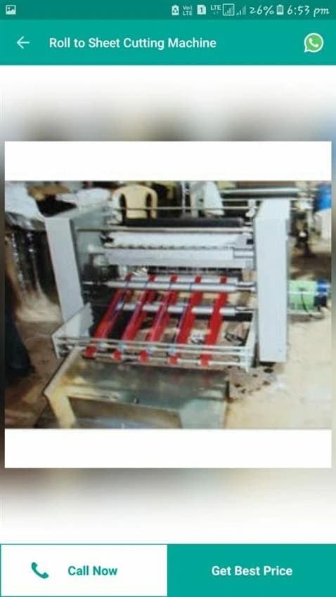 Paper Roll Cutting Machine